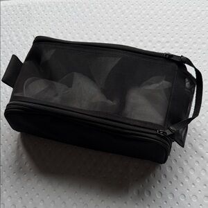 Creative Memories Zippered Storage Case  Black Organizer with Divider EUC
